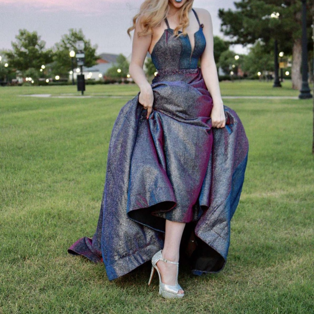 Amarra purple/blue shift Size 2 with pockets